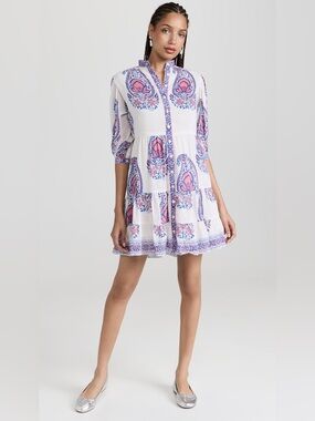 Bell Catlyn mini dress silk cotton made in India spring summer lightweight